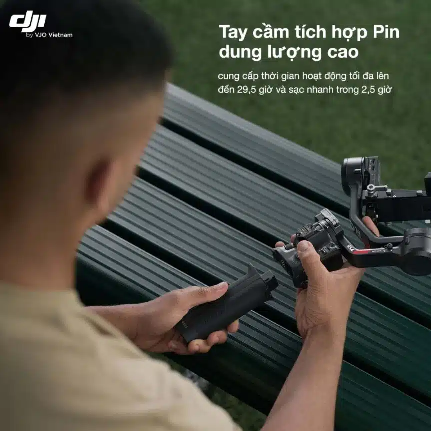 DJI RS4 - Thiết bị Gimbal cầm tay chống rung cho Camera