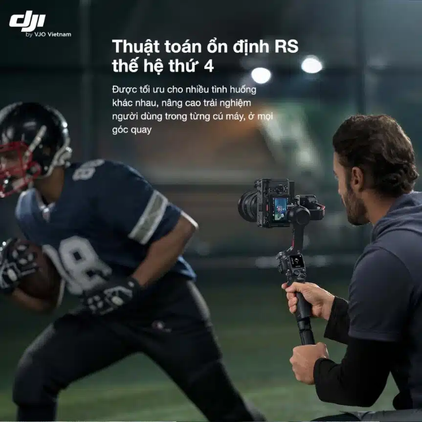 DJI RS4 - Thiết bị Gimbal cầm tay chống rung cho Camera