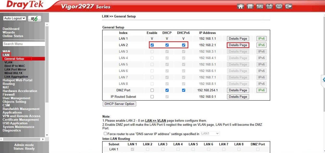 Khai báo địa chỉ IP cho VLAN