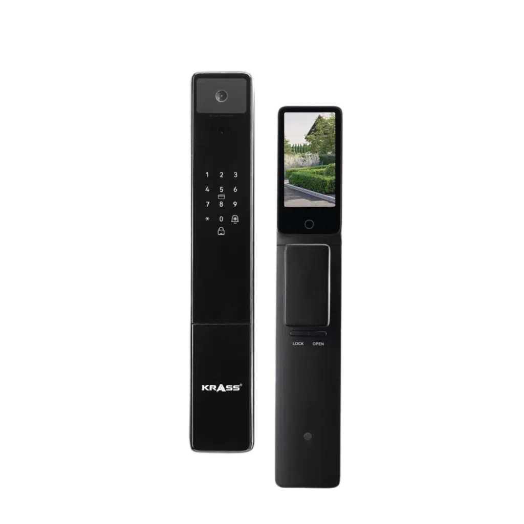 Khóa Cửa Thông Minh Krass HF10 – Mở Khóa Bằng Khuôn Mặt Hiện Đại