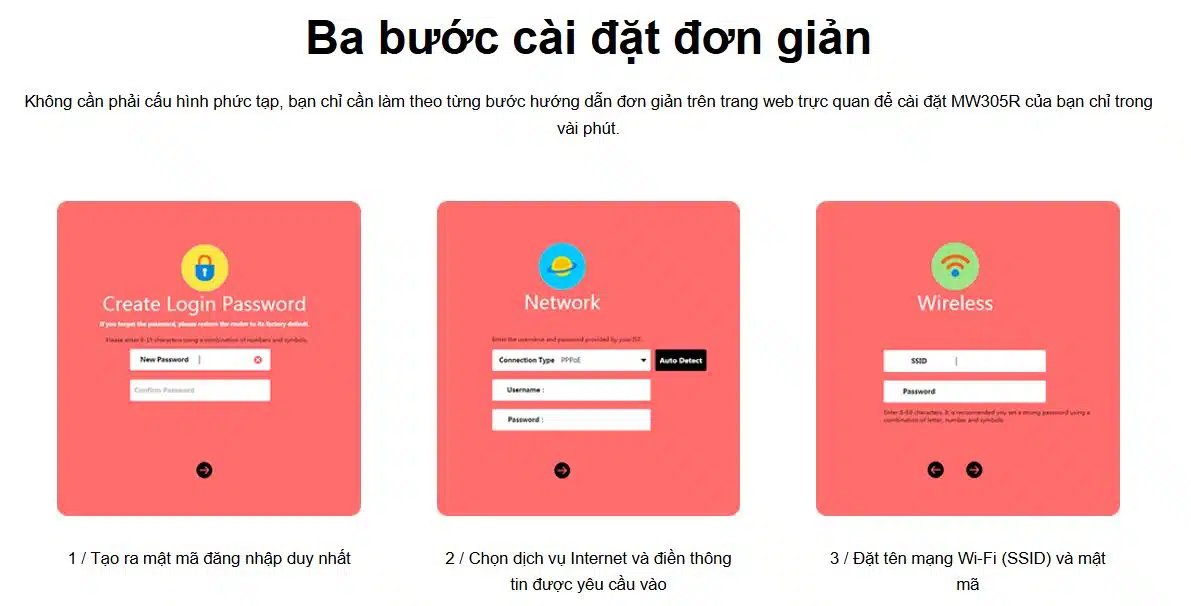 Router Mercusys MW305R - Bộ định tuyến Wi-Fi chuẩn N tốc độ 300Mbps