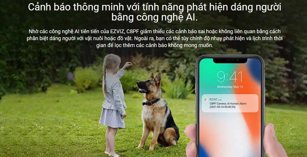 Phát hiện chuyển động thông minh AI