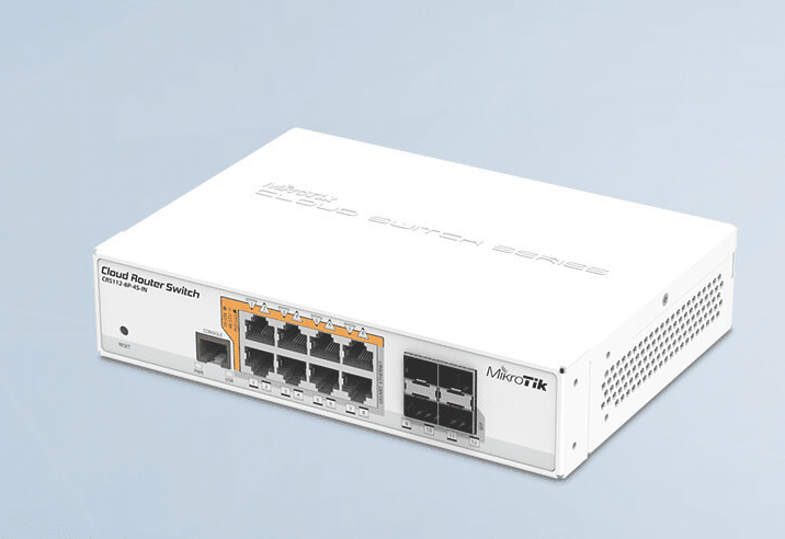 Switch MikroTik CRS112-8P-4S-IN - Switch PoE 8 Cổng Gigabit, 4 Cổng SFP