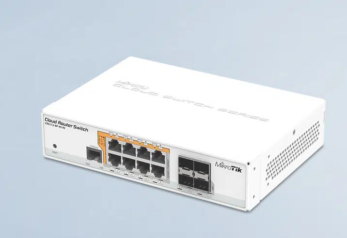 Switch MikroTik CRS112-8P-4S-IN - Switch PoE 8 Cổng Gigabit, 4 Cổng SFP