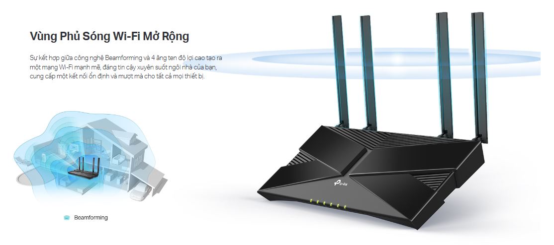 Router TP-Link Archer AX10 - AX1500 Wi-Fi 6 Gigabit