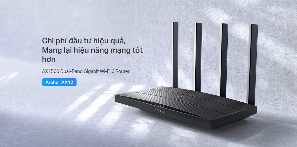 Router TP-Link Archer AX12 - AX1500 Wi-Fi 6, 1.5 Gbps