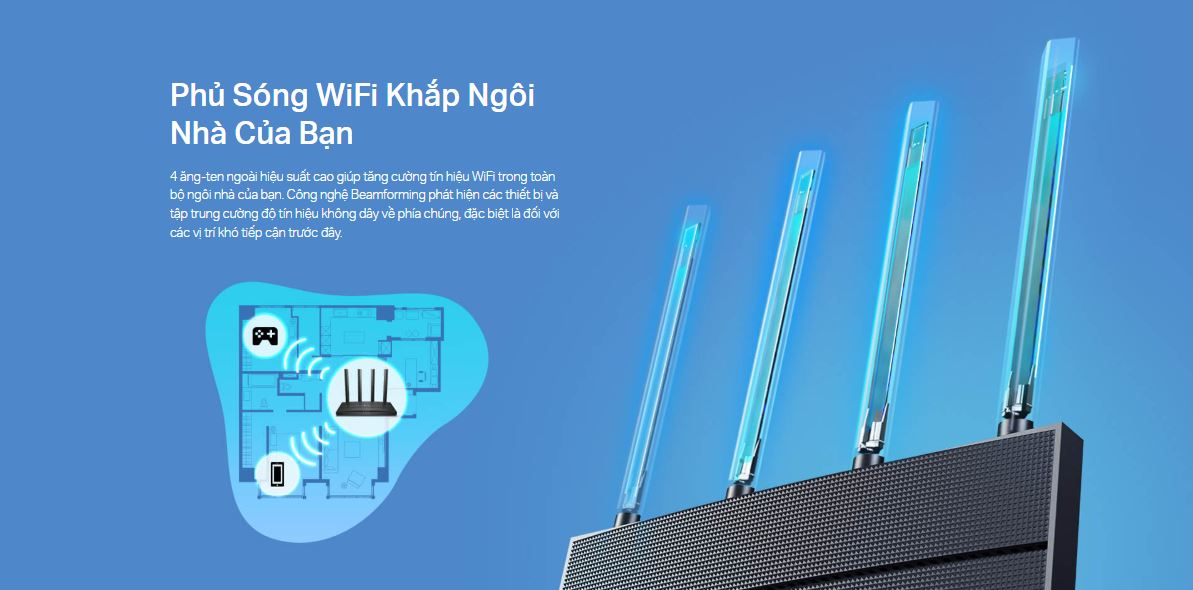 Router TP-Link Archer AX12 - AX1500 Wi-Fi 6, 1.5 Gbps