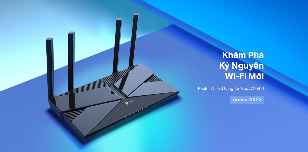 Router TP-Link Archer AX23 - AX1800 Wi-Fi 6 Băng Tần Kép