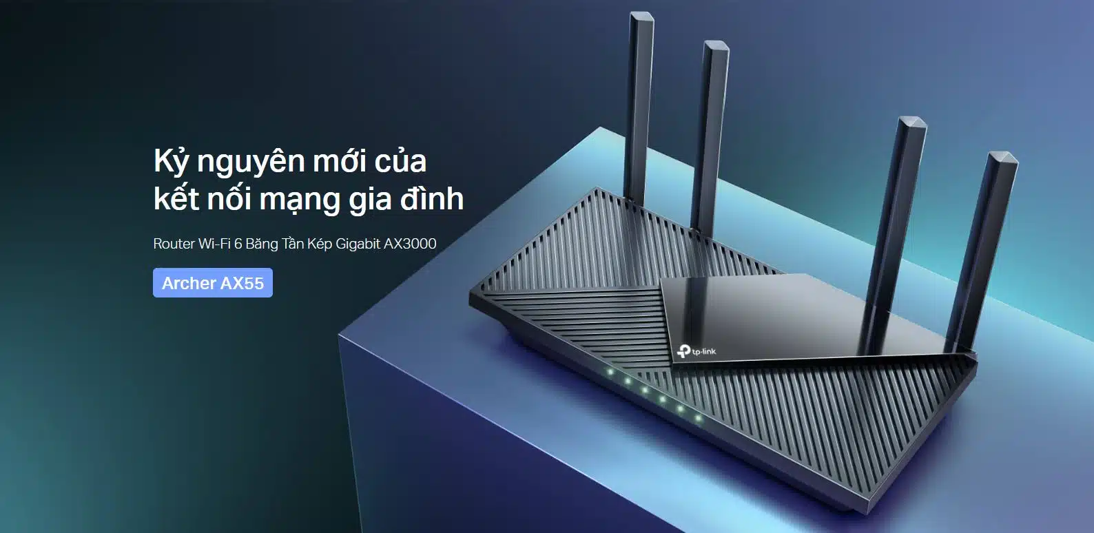 Router TP-Link Archer AX55 - Wi-Fi 6 Băng Tần Kép AX3000