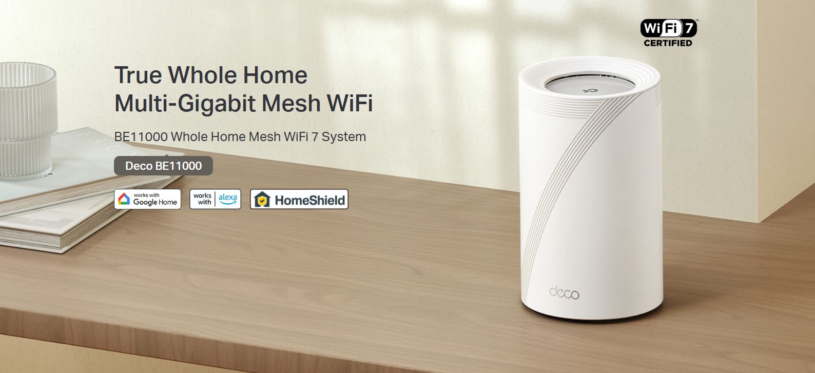 Bộ phát WiFi TP-Link Deco BE11000 - WiFi 7, BE11000, 200 User