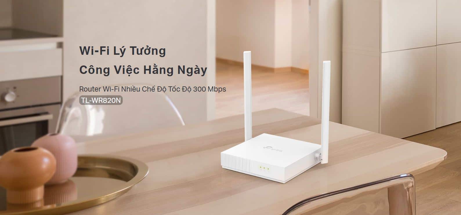 Router TP-Link TL-WR820N - Bộ định tuyến Wi-Fi Nhiều Chế Độ Tốc Độ 300 Mbps