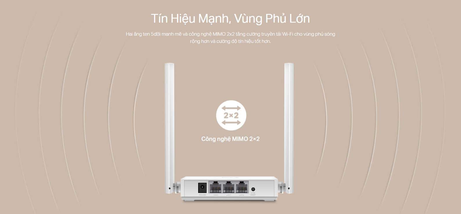 Router TP-Link TL-WR820N - Bộ định tuyến Wi-Fi Nhiều Chế Độ Tốc Độ 300 Mbps