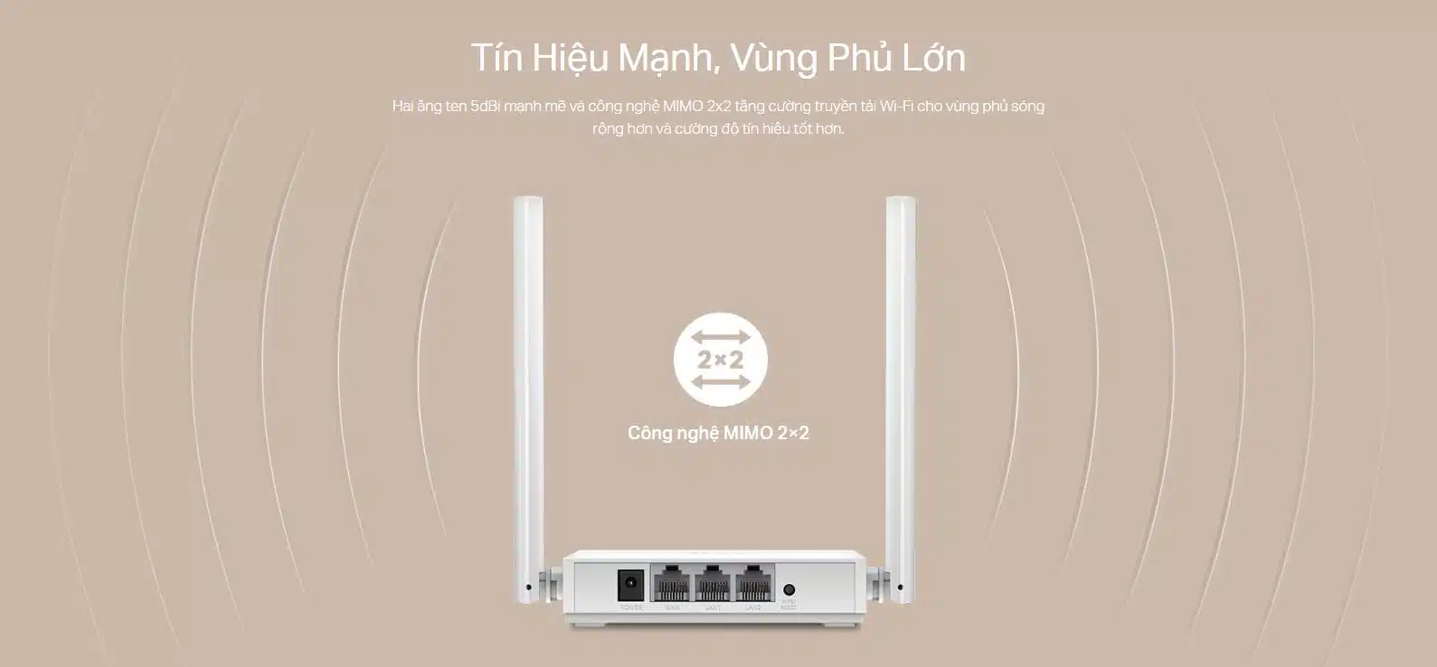 Router TP-Link TL-WR820N - Bộ định tuyến Wi-Fi Nhiều Chế Độ Tốc Độ 300 Mbps
