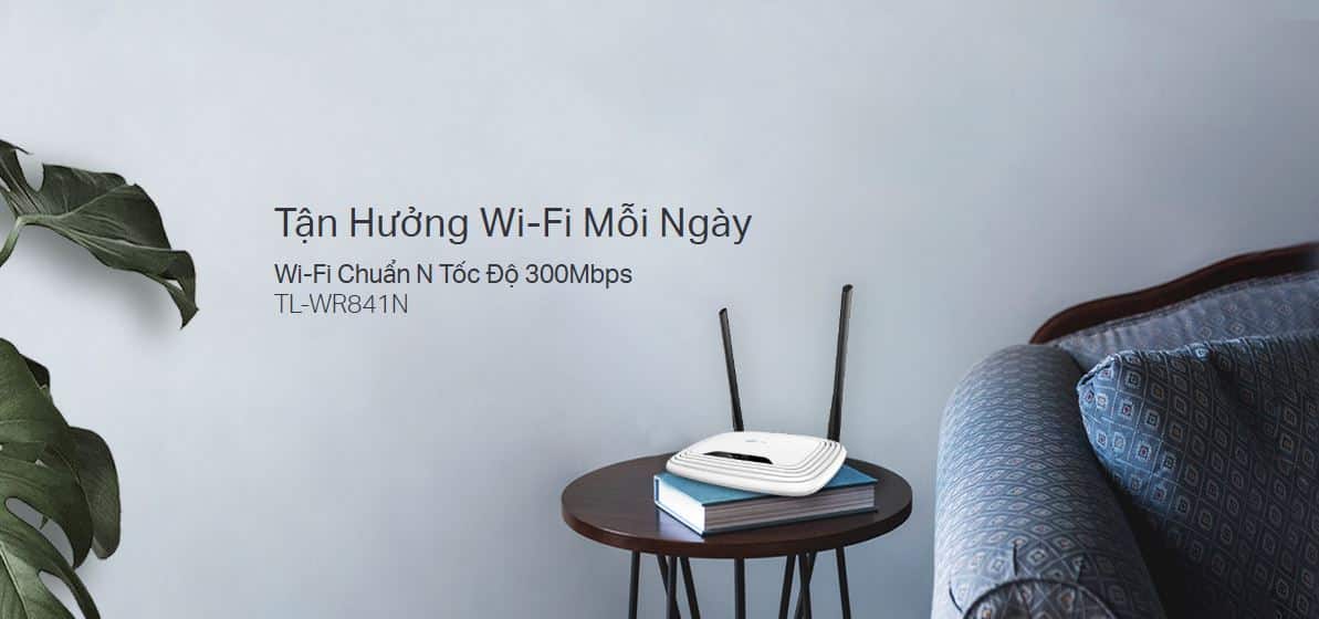 Router TP-Link TL-WR841N - Bộ định tuyến Wi-Fi Chuẩn N Tốc Độ 300Mbps