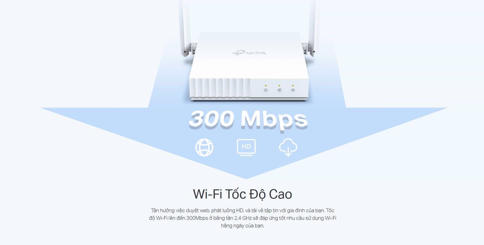 Router TP-Link TL-WR844N - Bộ định tuyến Wi-Fi Nhiều Chế Độ Tốc Độ 300 Mbps