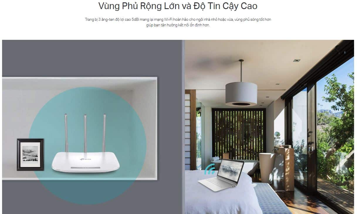 Router TP-Link TL-WR845N - Bộ định tuyến Wi-Fi chuẩn N 300Mbps