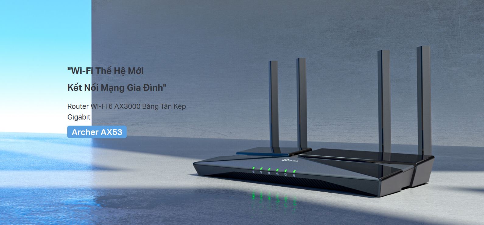 Router TP-Link Archer AX53 - Wi-Fi 6 AX3000 Băng Tần Kép Gigabit