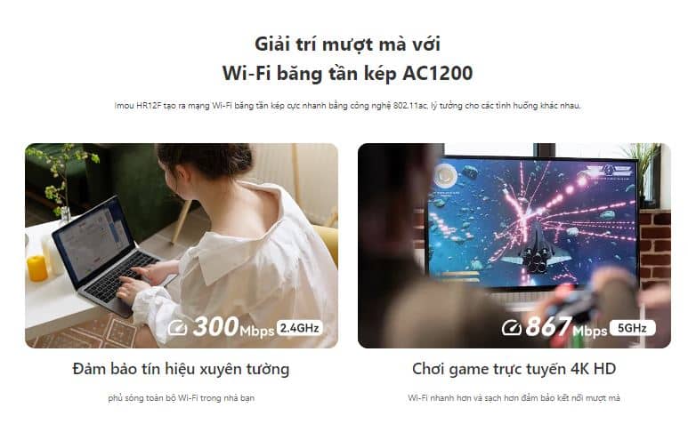 WiFi 5 với tốc độ AC1200