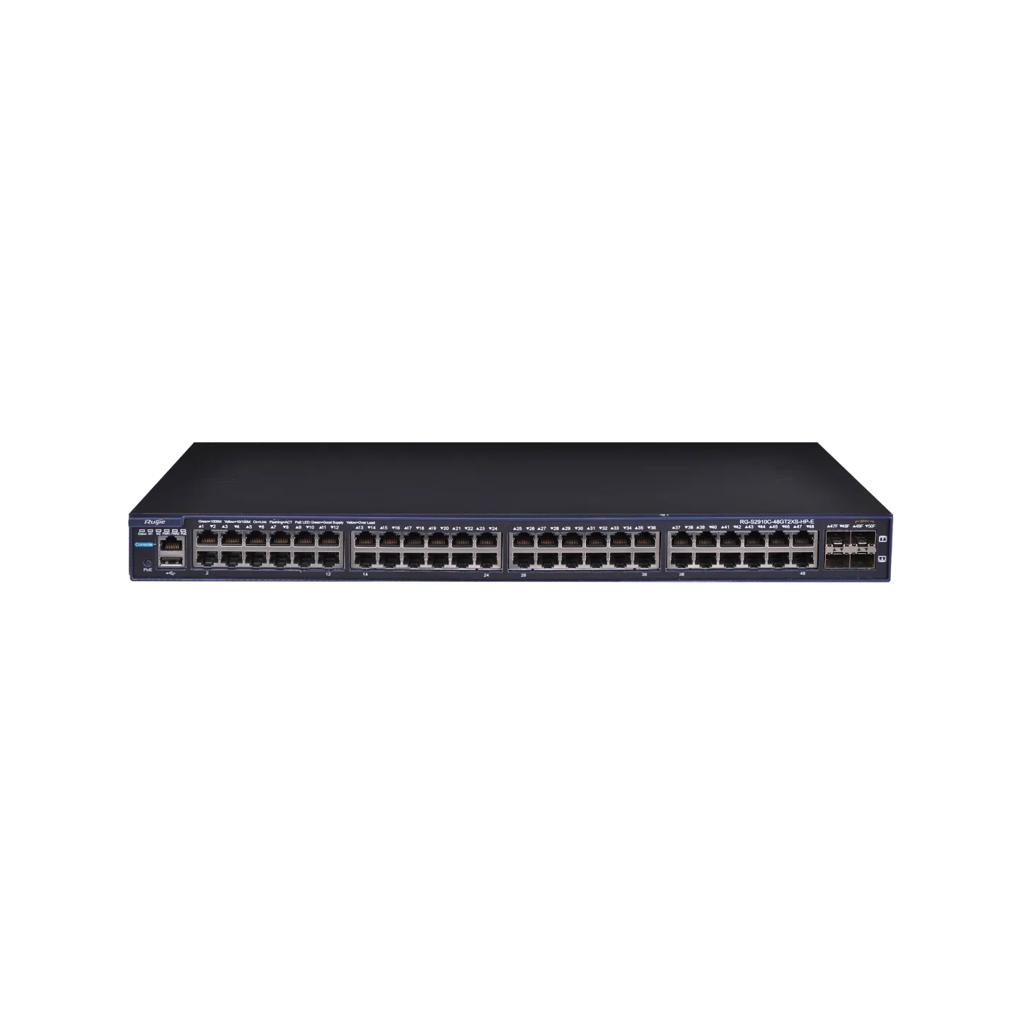 Ruijie RG-S2910C-48GT2XS-HP-E: Switch 48 Cổng Gigabit PoE+