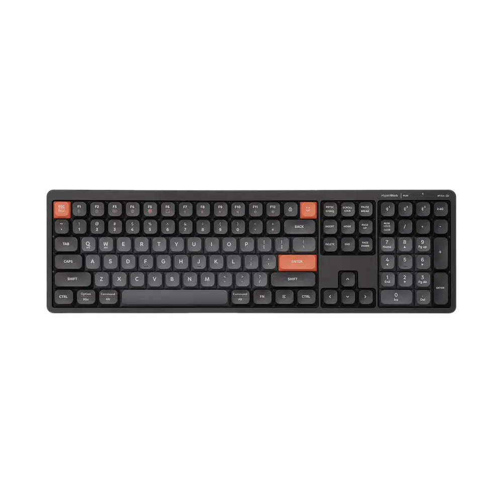 Bàn Phím Không Dây HyperWork SilentKey HPW-TS01 – Gõ Êm, Kết Nối Bluetooth Mượt Mà