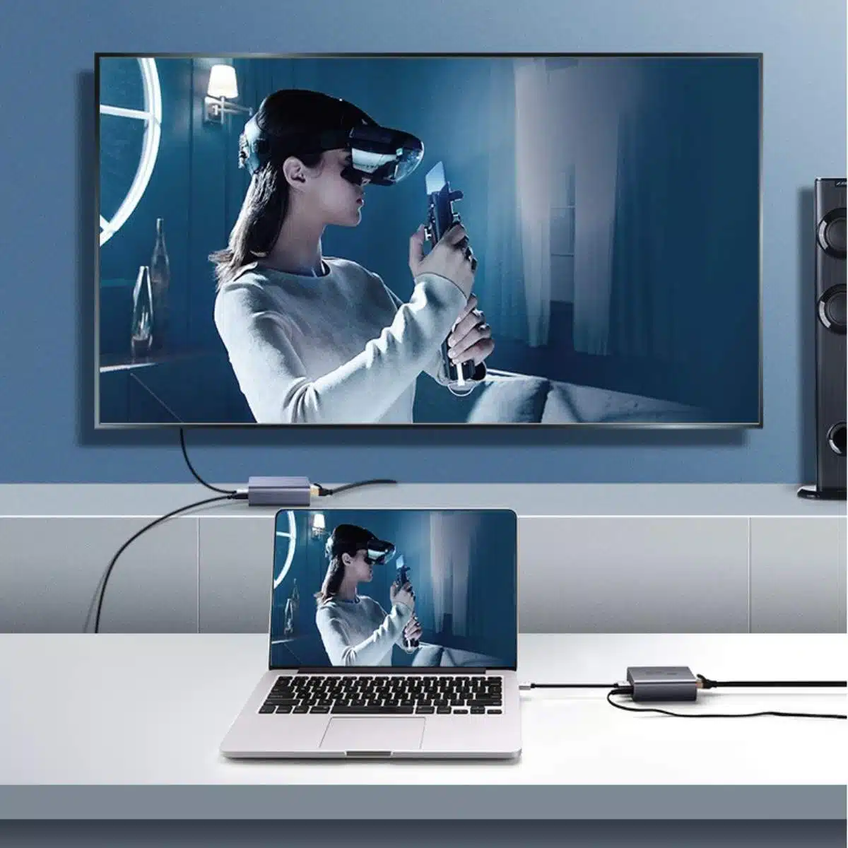 Bộ Truyền HDMI Nối Dài Qua Cáp Mạng Ugreen CM455 - Hỗ Trợ 70M, Hình Ảnh Full HD