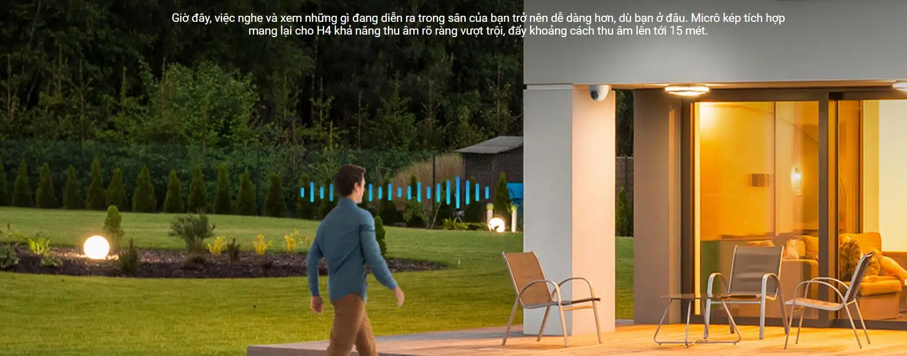 Camera WiFi Ngoài Trời EZVIZ H4 2K - 3MP, Màu Ban Đêm, Đàm Thoại 2 Chiều