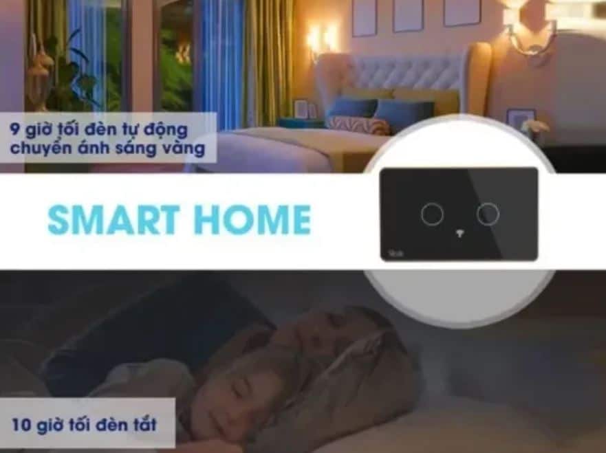 Công Tắc Thông Minh WiFi Rạng Đông CTCU.WF CN.01T - 3000W