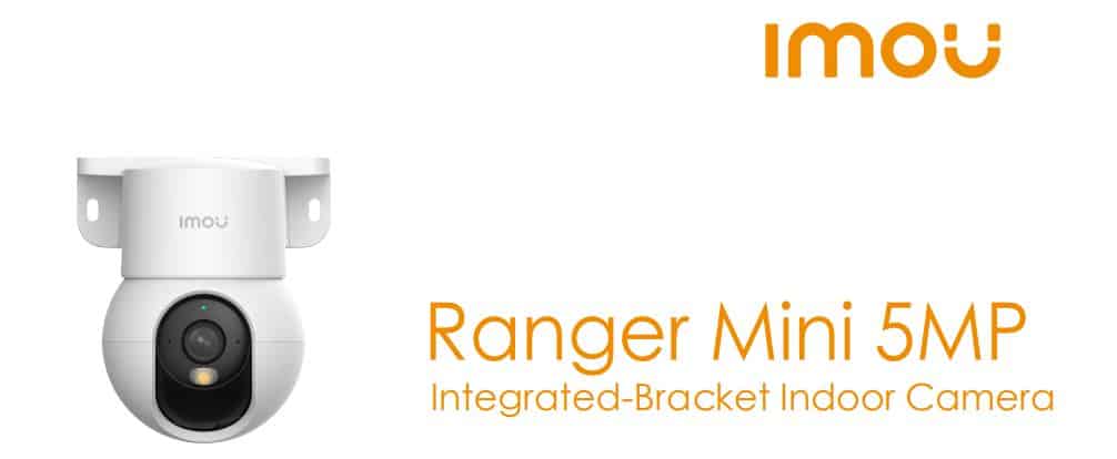 Camera WiFi IMOU IPC-K2MP-5H1WE (Ranger Mini) 3K - 5MP, Full Color, WiFi 6