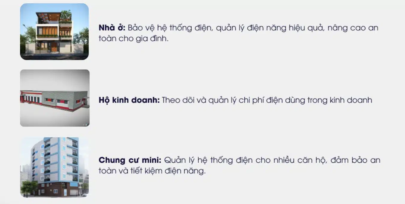 Aptomat WiFi Rạng Đông RD.MCB.WF 2P 63A - Đo Tiêu Hao Điện