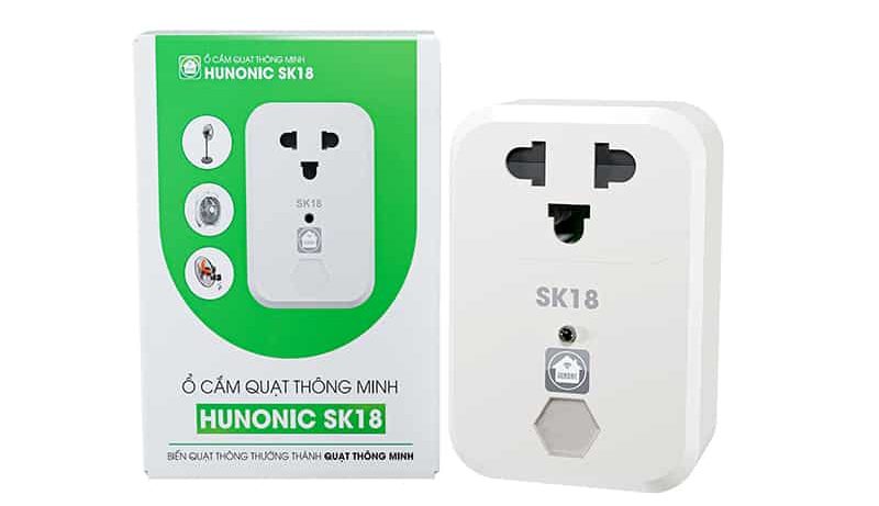 Ổ Cắm Quạt Thông Minh WiFi Hunonic SK18 – Điều Khiển Tốc Độ Quạt Dễ Dàng