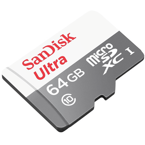 Thẻ Nhớ MicroSD 64GB SanDisk Ultra – Class 10 UHS-I, 100MB/s, Chuyên Dụng Cho Camera IP