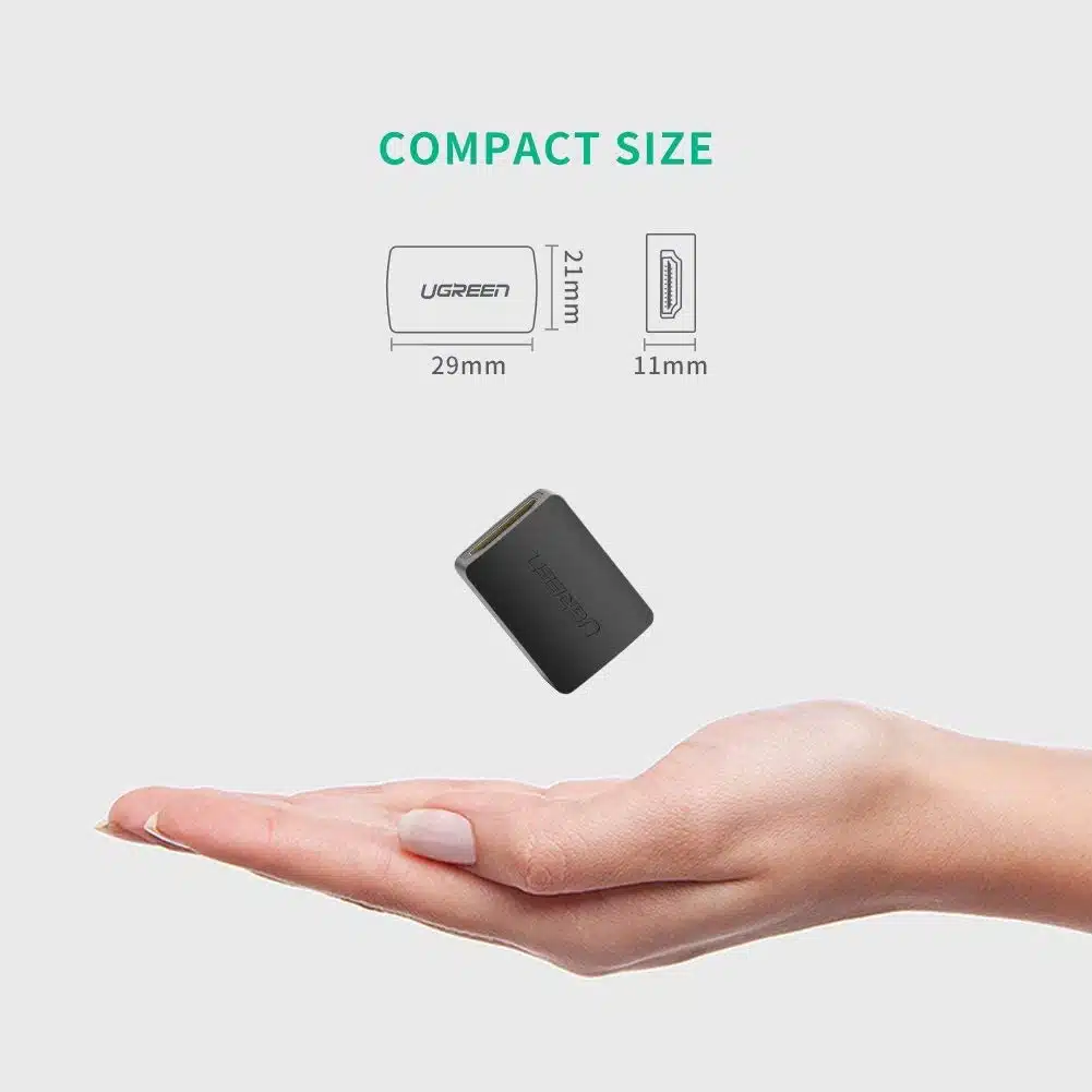 Đầu nối HDMI Ugreen 20107 Chính Hãng - Chuyển Đổi Tín Hiệu Ổn Định, Hình Ảnh Sắc Nét