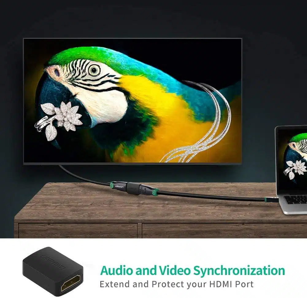 Đầu nối HDMI Ugreen 20107 Chính Hãng - Chuyển Đổi Tín Hiệu Ổn Định, Hình Ảnh Sắc Nét