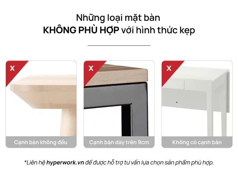 Hạn Chế Về Một Số Loại Mặt Bàn Cần Lưu Ý