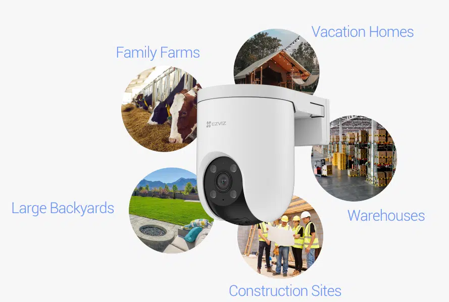 Loại bỏ hoàn toàn sự phụ thuộc vào Wi-Fi, cho phép bạn lắp đặt camera ở bất cứ đâu