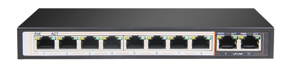 DGS-F1010P-E là giải pháp mạng PoE Gigabit mạnh mẽ, được thiết kế đặc biệt cho các hệ thống giám sát