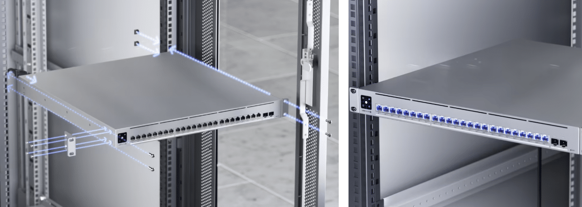 Thiết kế lắp được trên tủ rack