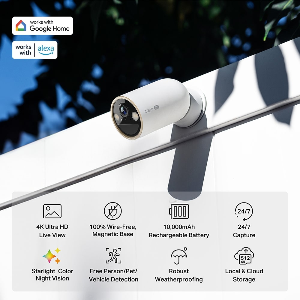 Trải nghiệm đẳng cấp giám sát ngoài trời với Tapo C460 - camera an ninh không dây dùng pin từ TP-Link