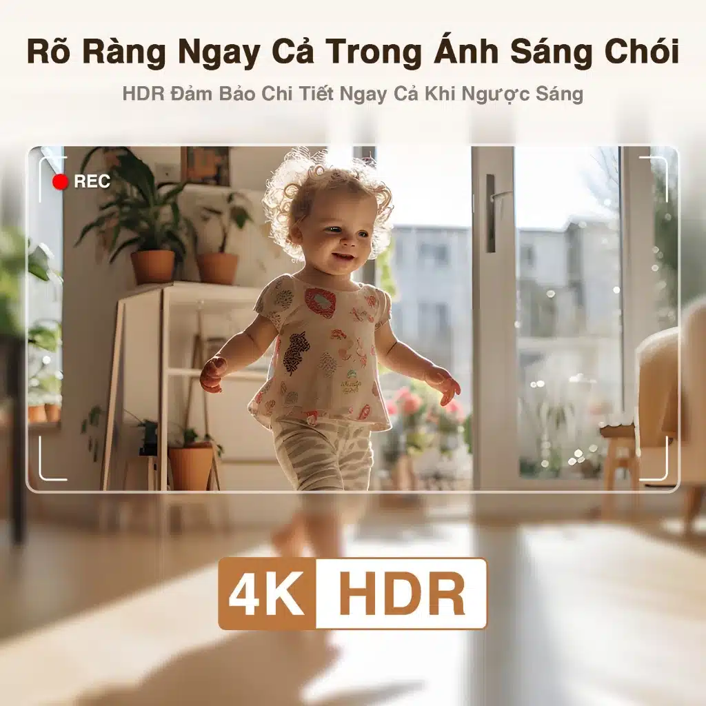 Rõ ràng ngay cả dưới ánh sáng chói