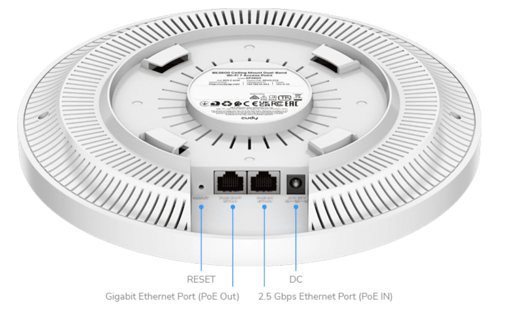 Kết Nối Đa Dạng: 2.5GbE PoE In & Gigabit PoE Out