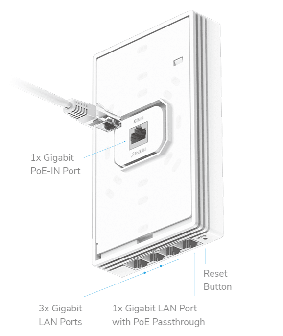 Switch Gigabit 5 Cổng & PoE Out Tiện Lợi
