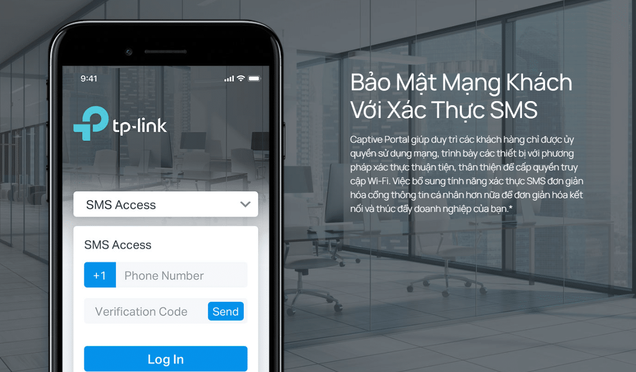 Bảo Mật Mạng Khách Với Xác Thực SMS