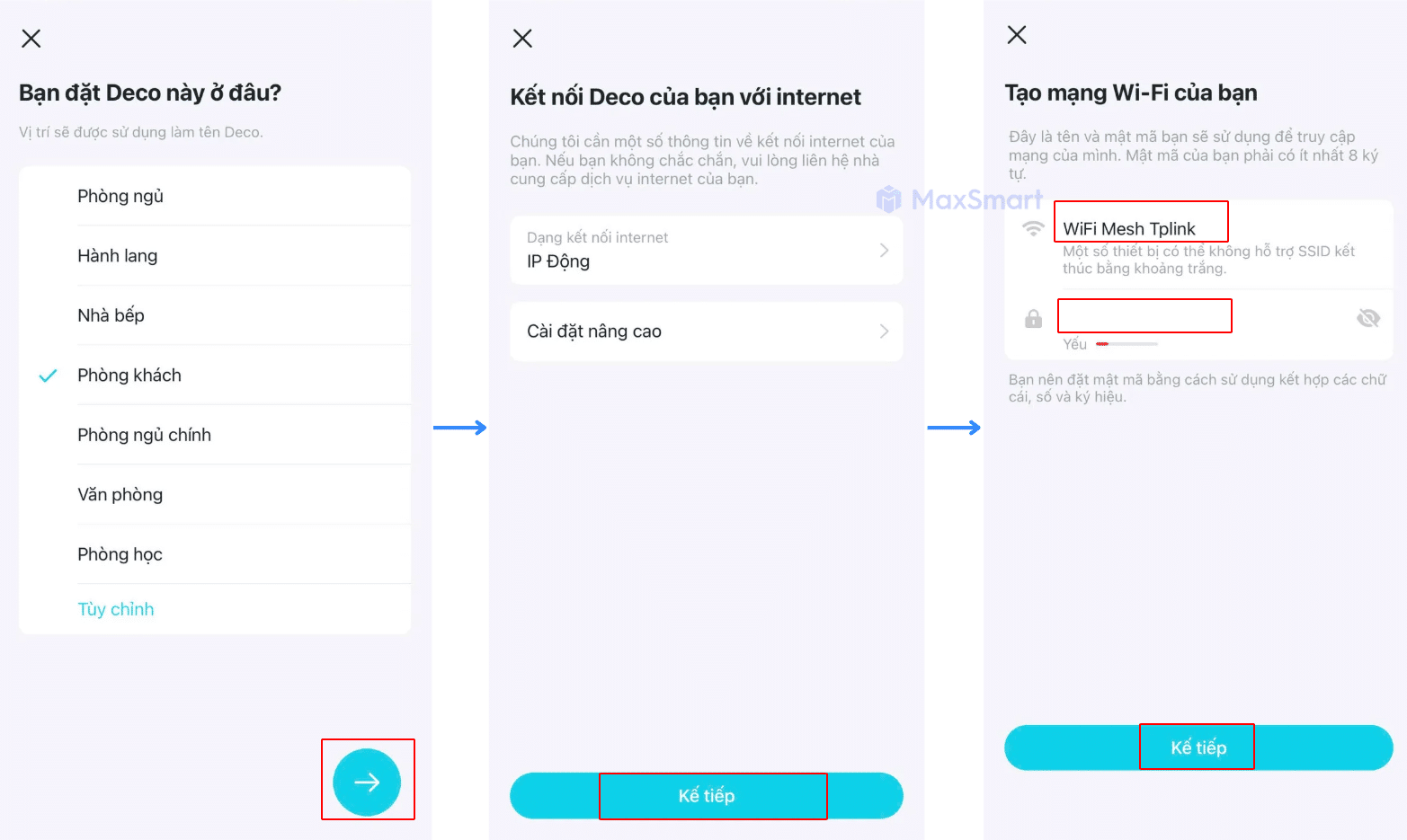 Đặt tên wifi cho thiết bị