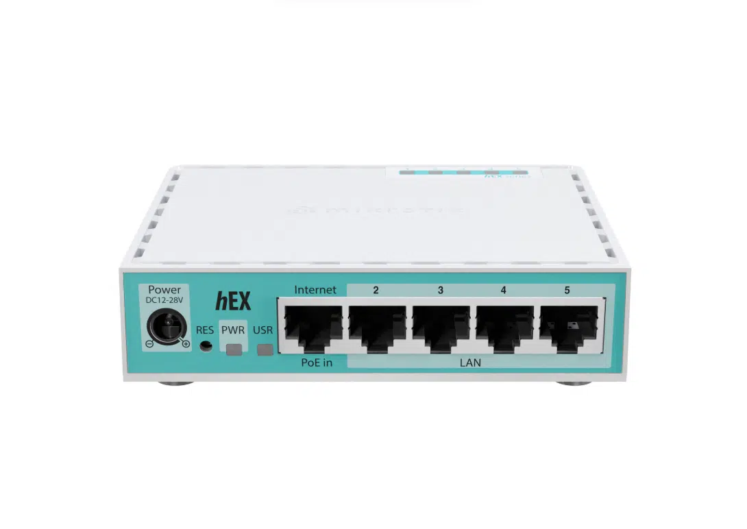 Router MikroTik E50UG (hEX Refresh) – Cân Bằng Tải Gigabit, 5 Cổng WAN/LAN, Hỗ Trợ 80 User, Bản Nâng Cấp Của Rb750Gr3
