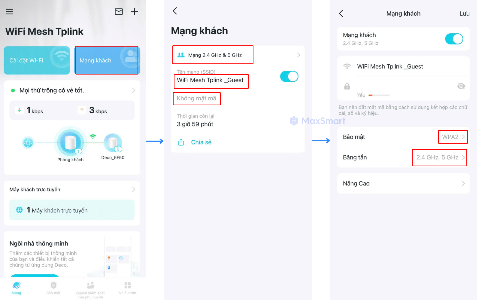Tạo wifi khách