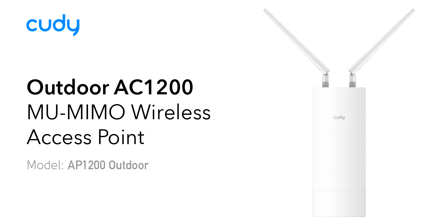 Cudy AP1200 Outdoor là Access Point Wi-Fi chuẩn AC1200