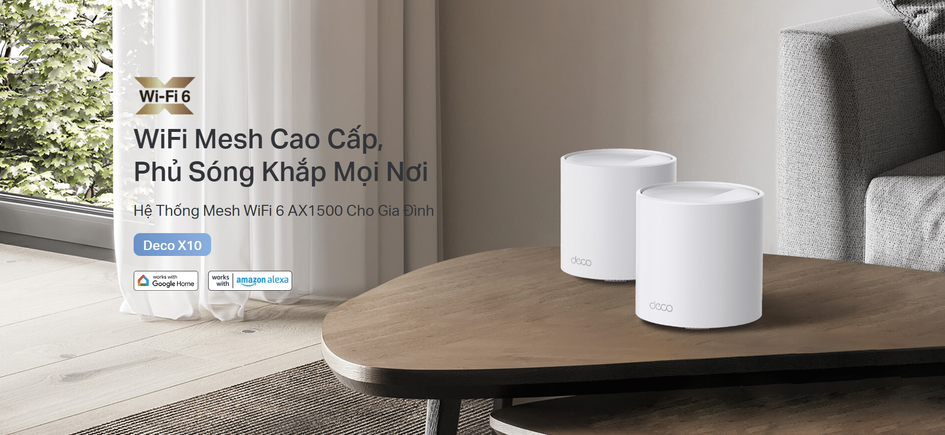Deco X10 Mesh WiFi 6 AX1500