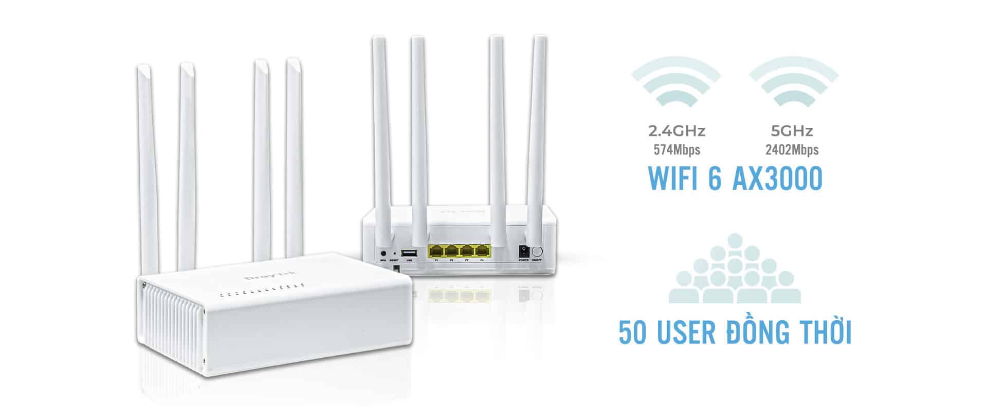 Hướng Dẫn Cấu Hình WiFi Trên Router Draytek Vigor1100ax Nhanh Chóng