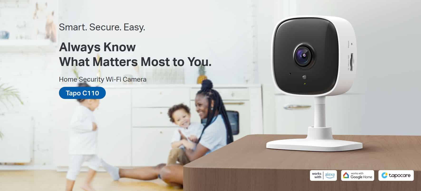 Camera Tapo C110P2 3MP – Camera TP-Link 2K, Camera WiFi, Phát Hiện AI