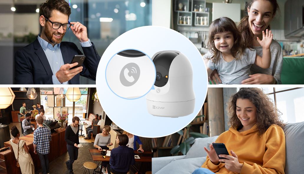 Camera EZVIZ C6N G1 4K – Camera WiFi 360, Có Màu Ban Đêm, Camera AI Phát Hiện Thông Minh
